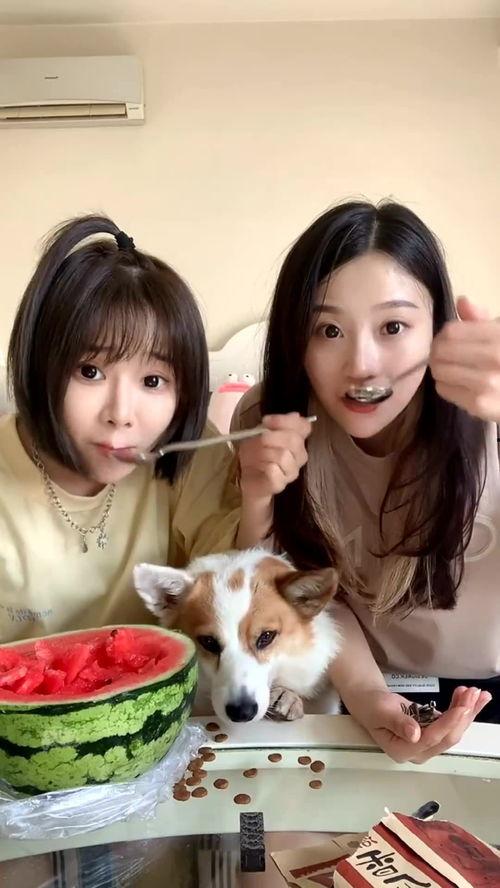 闺蜜 吃瓜,一起吃瓜，一起笑